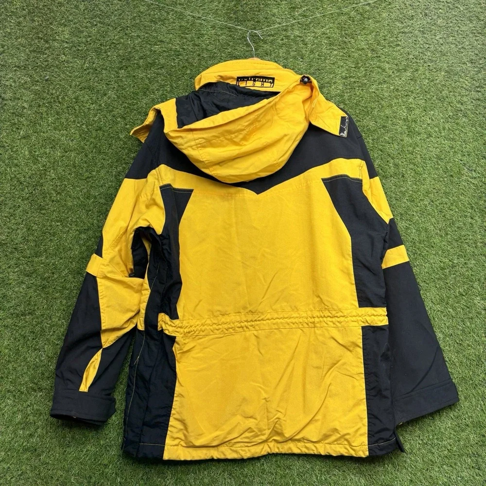 Vintage The North Face Jacket Mens Medium Yellow Extreme Light Ski Coat 90s Rare